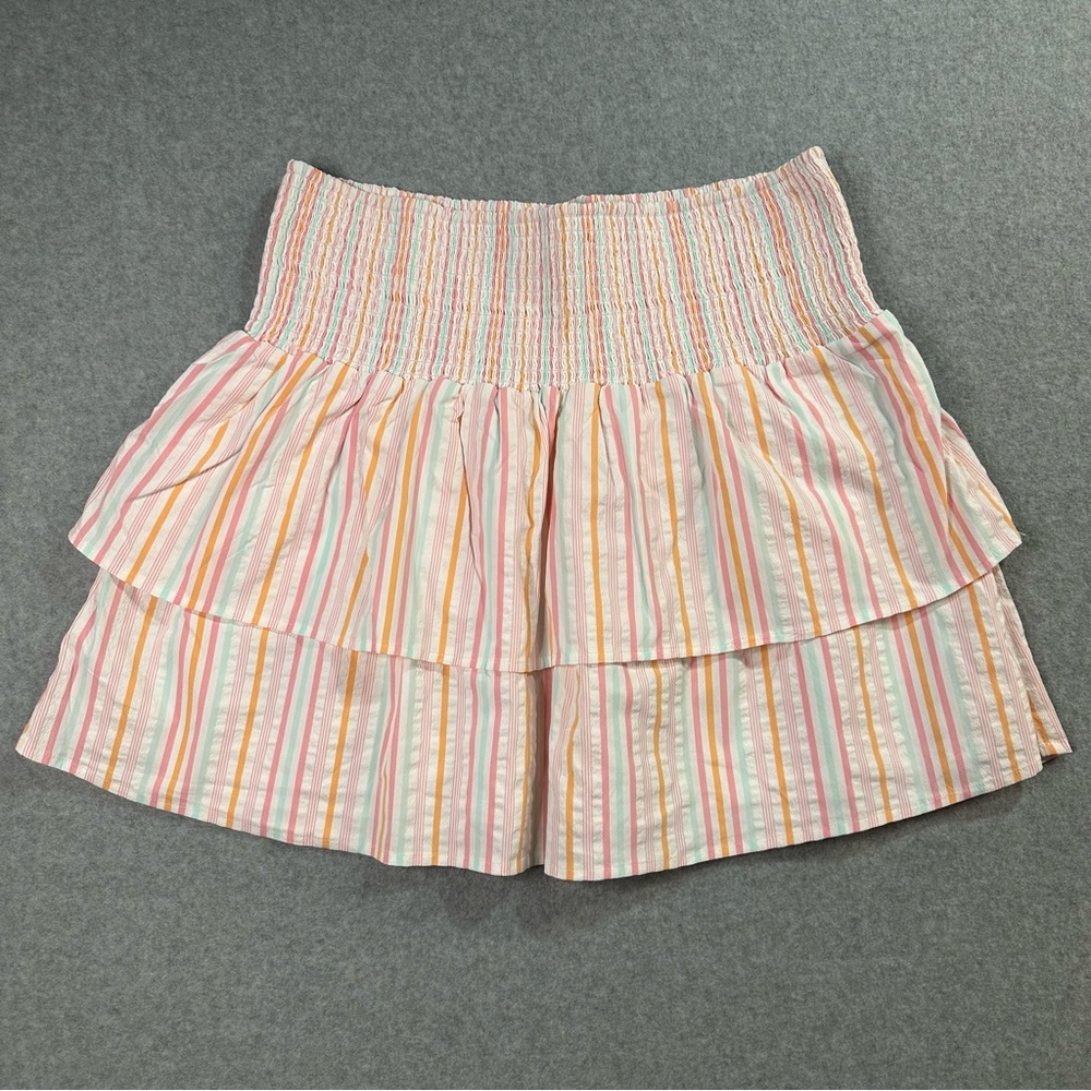 Vineyard Vines Performance Harbor Smocked Golf Skirt In Neon Rosa Large New